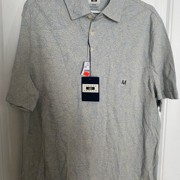Joseph Abboud Men's Gray Patterned Shirt - Picture 1 of 9